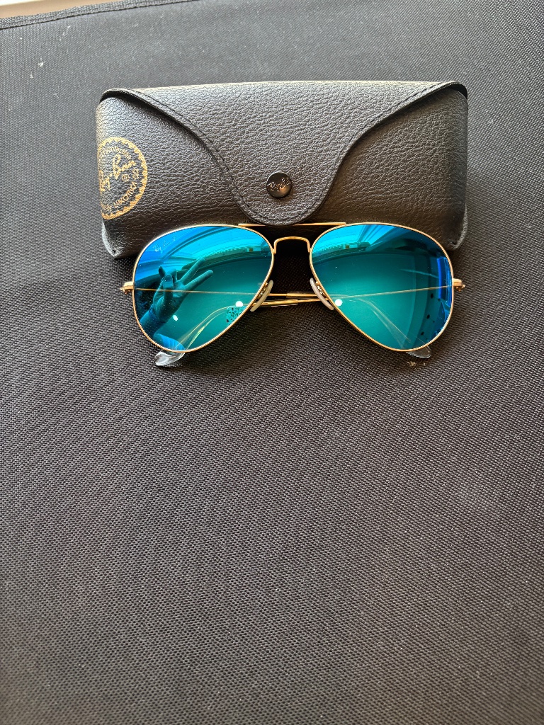 Ray-Ban Aviator Flash Polarized Sunglasses (Rb3025)